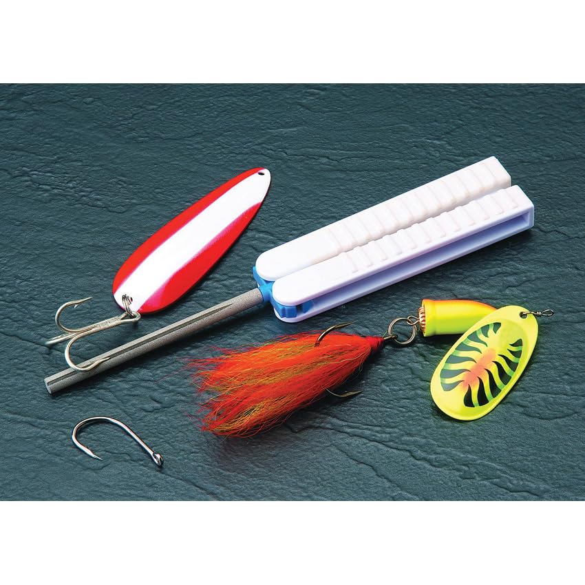Lansky Folding Diamond Fish Hook & Knife Sharpener | Marine-Grade Fishing Hook Sharpener - LDFHS - Image 4