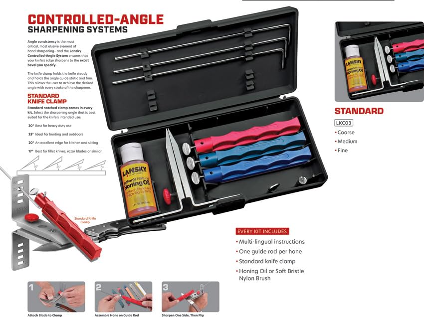 Lansky Standard Coarse Sharpening System with Fine Hones - Image 4